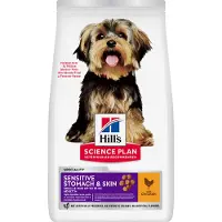 Hill's Pet Nutrition Adult Sensitive Stomach & Skin Small & Mini met kip hondenvoer 2 x 6 kg
