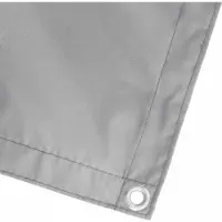 vidaXL Balkonscherm 90 x 200 cm PU gecoate oxford alu
