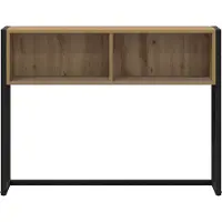 vidaXL Bijzettafel Artisanaal eiken 100 x 36 x 75 cm Bewerkt hout