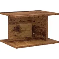 vidaXL Nachtkastje 2 st Oudhout 40 x 30 x 25 cm Bewerkt hout