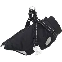 vidaXL Hondenjas Zwart L40 Fleece en polyester