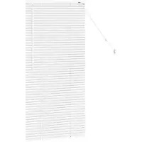 vidaXL Venetiaanse jaloezie Wit 130 x 65 cm 25 mm Aluminium