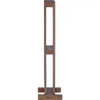 vidaXL Rek Bruin 20 x 25 x 100 cm Massief Mahoniehout
