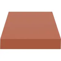 vidaXL Wandplank 4 st Rood 50 x 23,5 x 3,8 cm Bewerkt hout