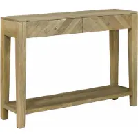 vidaXL Wandtafel Natuurlijk grijs 110 x 30 x 80 cm Massief Mango Hout