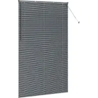 vidaXL Venetiaanse jaloezie Donkergrijs 220 x 125 cm 25 mm Aluminium