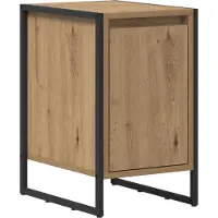vidaXL Nachtkastje 2 st Artisanaal eiken 39,5 x 30 x 50 cm