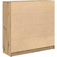 vidaXL Dressoir met lades 100,5x35x98,5 cm spaanplaat artisanaal