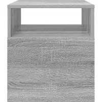 vidaXL Bijzettafel 2 st Grijs Sonoma 40,5 x 40 x 45 cm Bewerkt hout