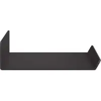 vidaXL Zwevende plank 3 st Zwart 40 x 9 x 2,5 cm Staal