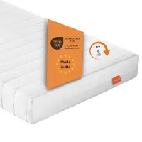 Sleepling Basic 30 - wendematras 100x200 cm comfortschuim - matras met duo hardheidsgraad 2 en 3 - 13 cm hoogte - afneembare hoes - Made in EU - topkwaliteit - 100 x 200 x 13 cm - wit