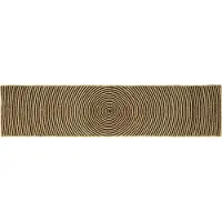vidaXL Vloerkleden Zwart 60 x 250 cm Jute