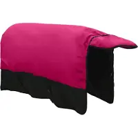 vidaXL Paardendeken Roze en Zwart 155 cm Polyester