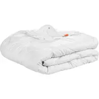 Sleepling Basic 100 4-seizoenen dekbed 155 x 200 cm | Made in EU | Ökotex 100 | Wasbaar op 60 graden | Warmteklasse garantie | 100% fijne microvezel | wit