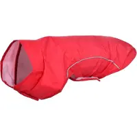 vidaXL Hondenregenjas met reflecterende strips polyester rood XS