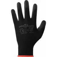 vidaXL Werkhandschoenen 24 pcs Zwart 7 / S Polyester