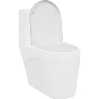 vidaXL Toiletbril Wit 49 x 36 x 4 cm Duroplast