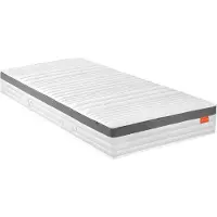 Sleepling 7-zone matras met een kern van veren en een laag koudschuim, 100x200 cm, H2, 23 cm, met draaibare handgrepen,