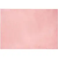 vidaXL Antislip vloerkleed van imitatie konijnenbont OLITE Roze