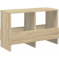 vidaXL Tijdschriftenrek Sonoma Eik 68,5 x 30 x 45 cm