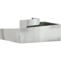 vidaXL Plantenbak zilver 100 x 100 x 50 cm Gegalvaniseerd staal
