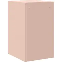 vidaXL Bestandkast met lade Roze 44 x 50 x 74,5 cm Koudgewalst Staal