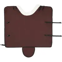 vidaXL Paardendeken Volledig Donkerbruin 135 cm Polar fleece