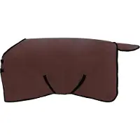 vidaXL Paardendeken Volledig Donkerbruin 105 cm Polyester