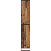 vidaXL Hoge Kasten Oud Hout 60 x 36 x 200 cm Bewerkt hout