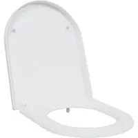 vidaXL Toiletbril Wit 49 x 36 x 4 cm Duroplast