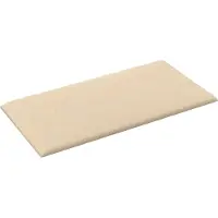 vidaXL Wand Hoofdbord 12 st 30 x 15 cm Crème Stof
