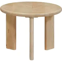 vidaXL Nesting Koffietafels 2 st Zwart Ø 50 x 40 cm Massief Mango Hout