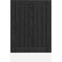 vidaXL Vaatwasserfront LUCCA, zwart eikenhout, 45 x 1,5 x 57 cm