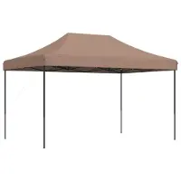 vidaXL Partytent Bruin 292 x 440 x 315 cm Oxford Stof