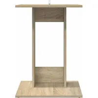 vidaXL Bijzettafel Sonoma Eik 45 x 40 x 62,5 cm Bewerkt hout