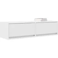 vidaXL TV Kast met lade Wit 100 x 31 x 25,5 cm Bewerkt hout