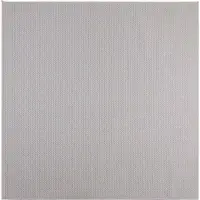 vidaXL Vloerkleden Vierkant LUGO Crème 240 x 240 cm Polyester