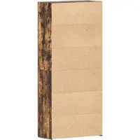 vidaXL Schoenenkast 80 x 35.5 x 180 cm Bewerkt hout Multikleur