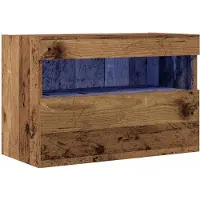 vidaXL TV Wandkast 60 x 30 x 40 cm Oud hout Bewerkt hout