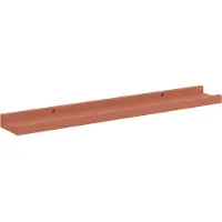 vidaXL Wandplank Muurmontage 2 st Rood 60 x 9 x 3 cm Bewerkt hout