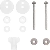 vidaXL Zacht-sluit toiletzitting 2 pcs Lichte Bamboe Kleur 44 x 38 cm