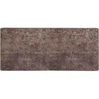 vidaXL Tapijt Runner MARSA Grijs 50 x 100 cm Polyester en PVC