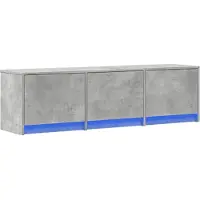 vidaXL TV Kast Betonkleurig Bewerkt hout
