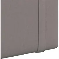 vidaXL Hangend hoofdbord Taupe Stof