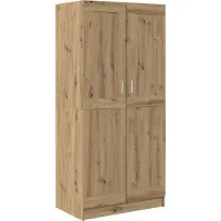 vidaXL Kledingkast Ambachtelijk Eiken 82,5 x 51,5 x 180 cm