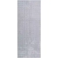 vidaXL Binnen kleed SIROLO Grijs 80 x 150 cm Polyester Medium Pile