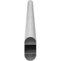 vidaXL Kaststang 12 st Zilver 371,5 x 15 x 29 mm Aluminiumlegering