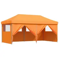vidaXL Partytent Oranje 292 x 580 x 315 cm Oxford Stof