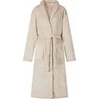 vidaXL Badjas zonder Kap Beige xxxl Flanel