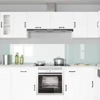 vidaXL Keukenachterwand 2 pcs Wit 120 x 50 cm gehard glas